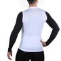 Camisa de Ciclismo ERT Euro White Manga Longa Branca