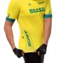 Camisa de Ciclismo ERT New Elite Brasil Amarela