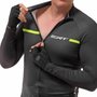 Camisa de Ciclismo ERT New Elite Linea Manga Longa Cinza