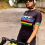 Camisa de Ciclismo ERT New Elite Racing Campeão Mundial Preta
