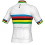 Camisa de Ciclismo ERT Premium Campeão do Mundo Branca