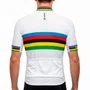 Camisa de Ciclismo ERT Premium Campeão Mundial Branca