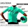 Camisa de Ciclismo ERT Premium Snow Branca