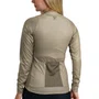 Camisa de Ciclismo Free Force Basic Mascavo Manga Longa Feminina Bege