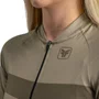 Camisa de Ciclismo Free Force Basic Mascavo Manga Longa Feminina Bege