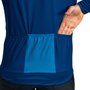 Camisa de Ciclismo Free Force Basic Ocean Manga Longa Azul