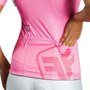 Camisa de Ciclismo Free Force Training Bloom Feminina Rosa