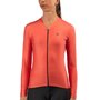 Camisa de Ciclismo Free Force Training Living Manga longa Feminina Laranja