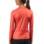 Camisa de Ciclismo Free Force Training Living Manga longa Feminina Laranja