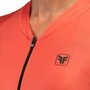 Camisa de Ciclismo Free Force Training Living Manga longa Feminina Laranja