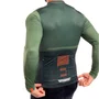 Camisa de Ciclismo Furbo Euro Invicta Manga Longa Verde