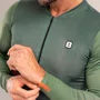 Camisa de Ciclismo Furbo Euro Invicta Manga Longa Verde
