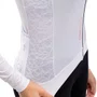 Camisa de Ciclismo Furbo Lily Slim Manga Longa Feminina Branca