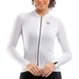 Camisa de Ciclismo Furbo Lily Slim Manga Longa Feminina Branca