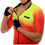 Camisa de Ciclismo IMS Racing Napoli 4° Bolso com Ziper Amarela