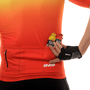 Camisa de Ciclismo IMS Racing Napoli 4° Bolso com Ziper Amarela