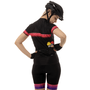 Camisa de Ciclismo IMS Racing Napoli Feminina Preta