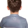 Camisa de Ciclismo Marcio May Attack Infantil Cinza