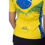 Camisa de Ciclismo Marcio May Bandeira Brasil Feminina