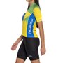 Camisa de Ciclismo Marcio May Bandeira Brasil Feminina