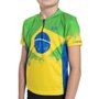 Camisa de Ciclismo Marcio May Brasil Infantil Camisa de Ciclismo Marcio May Brasil Infantil