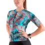 Camisa de Ciclismo Marcio May Funny Feminino Azul Floral