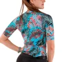 Camisa de Ciclismo Marcio May Funny Feminino Azul Floral