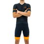 Camisa de Ciclismo Marcio May PRO Black e Orange