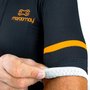 Camisa de Ciclismo Marcio May PRO Black e Orange