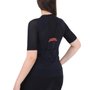 Camisa de Ciclismo Marcio May Race Fast Neon Feminina Preta