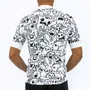 Camisa de Ciclismo Marcio May Scary Fun Branca e Preto