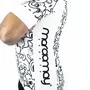 Camisa de Ciclismo Marcio May Scary Fun Branca e Preto
