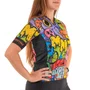 Camisa de Ciclismo Marcio May Sport Monstros Feminino Preto