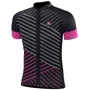 Camisa de Ciclismo Mattos Racing Bike Lines Feminino Preta e Rosa