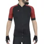 Camisa de Ciclismo Placar Comfort Preta e Vermelha