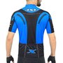 Camisa de Ciclismo Refactor Adventure Preta e Azul