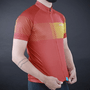 Camisa de Ciclismo Shimano Climbers Vermelha e Amarela