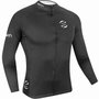 Camisa de Ciclismo Skin Sport Fun Manga Longa Preta