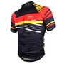 Camisa de Ciclismo SportXtreme Alemanha Preta e Vermelha