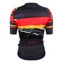Camisa de Ciclismo SportXtreme Alemanha Slim Feminina Preto e Vermelha