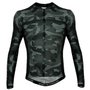 Camisa de Ciclismo SportXtreme Army Slim Manga Longa Verde