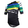 Camisa de Ciclismo SportXtreme Brasil Slim Feminina Preto e Verde