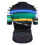 Camisa de Ciclismo SportXtreme Brasil Slim Feminina Preto e Verde