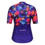 Camisa de Ciclismo SportXtreme Califórnia Slim Feminina Roxa e Laranja