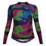 Camisa de Ciclismo SportXtreme cargo Slim Manga Longa Feminina Verde e Rosa