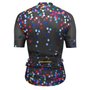 Camisa de Ciclismo SportXtreme Confetti Slim Feminina Preta