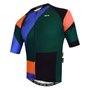 Camisa de Ciclismo SportXtreme Detroit Slim Verde e Azul