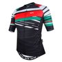 Camisa de Ciclismo SportXtreme Itália Slim Feminina Preto e Vermelha