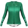 Camisa de Ciclismo SportXtreme Move Slim Manga Longa Feminina Verde