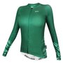 Camisa de Ciclismo SportXtreme Move Slim Manga Longa Feminina Verde